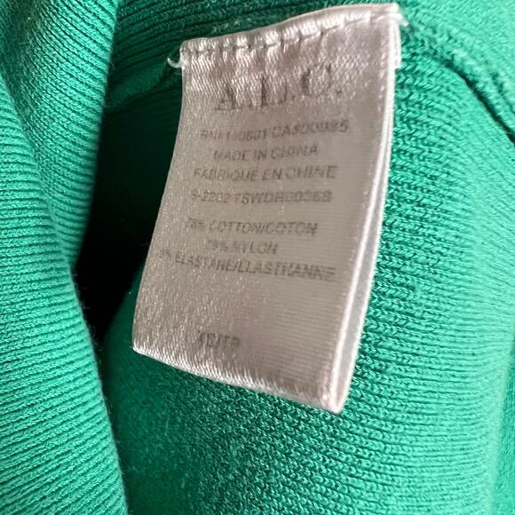 A.L.C. Taylor Knit Green Sleeveless Collared Midi Dress Size XS - Picture 13 of 13